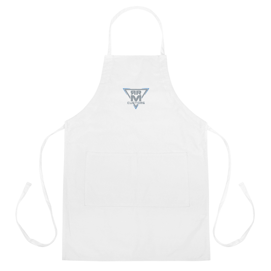 Gray Embroidered Apron