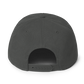 Gray Embroidered Flat Snapback Hat