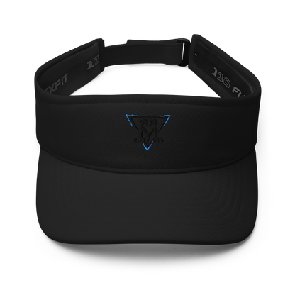 Black Embroidered Visor