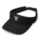 White Embroidered Visor