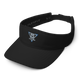 Gray Embroidered Visor