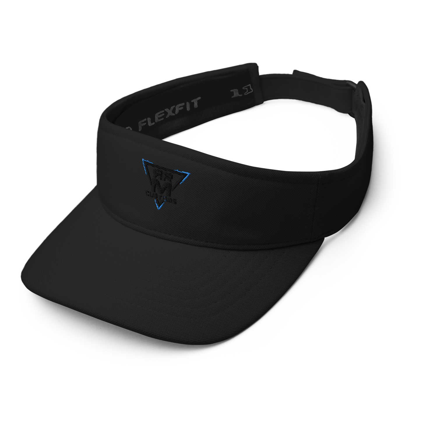 Black Embroidered Visor