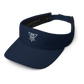 Gray Embroidered Visor