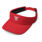 White Embroidered Visor