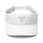 White Embroidered Visor