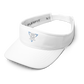 White Embroidered Visor