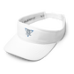 Gray Embroidered Visor