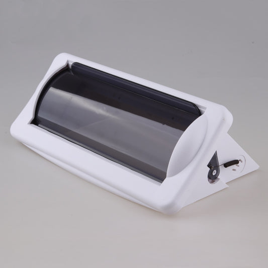 Water Resistant Marine Radio White Universal Housing Cover Radio Splash Proof Stereo Cover Boat Flush Mount Stereo Cover