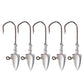 Triangle Head Hooks 3.5g 5g 7g 10g 14g 20g Ship type fishing hook soft worm jig Lure Hook Jig Head Fishing Tackle Hooks