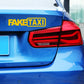 Funny FAKE TAXI Reflective Sticker Car Sticker Car Styling For VW Polo Golf 4 5 6 7 Beetle MK3 MK4 MK5 MK6 Bora CC Passat B6 B5