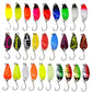 7/9/10Pcs Trout Bait 2.5g/2.6g/3g/3.2g/3.5g/5g Metal Spoon Fishing Lure Wobbler Casting Jigging Tackle Accessories Pesca Chub