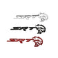 Metal Alloy Car Trunk Sticker for Dodge SRT Logo Charger Challenger Jcuv Caliber Durango Auto Rear Side Emblem Decal Decoration