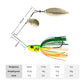 Noeby Spinnerbait 10.5g 14g 21g 28g Double Willow Blade Needle Stinger Hook Spoon Wire Bait Wobblers for Bass Fishing Lure