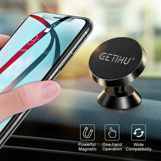 GETIHU Magnetic Car Phone Holder Magnet Smartphone Mobile Stand Cell GPS Support For iPhone 13 12 XR Xiaomi Mi Huawei Samsung LG