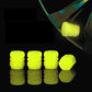 8pcs Car Luminous Tire Valve Caps Fluorescent Night Glowing Motorcycle Bicycle Bike Wheel Tyre Hub Valve Stem Caps Decor 1/ 4pcs