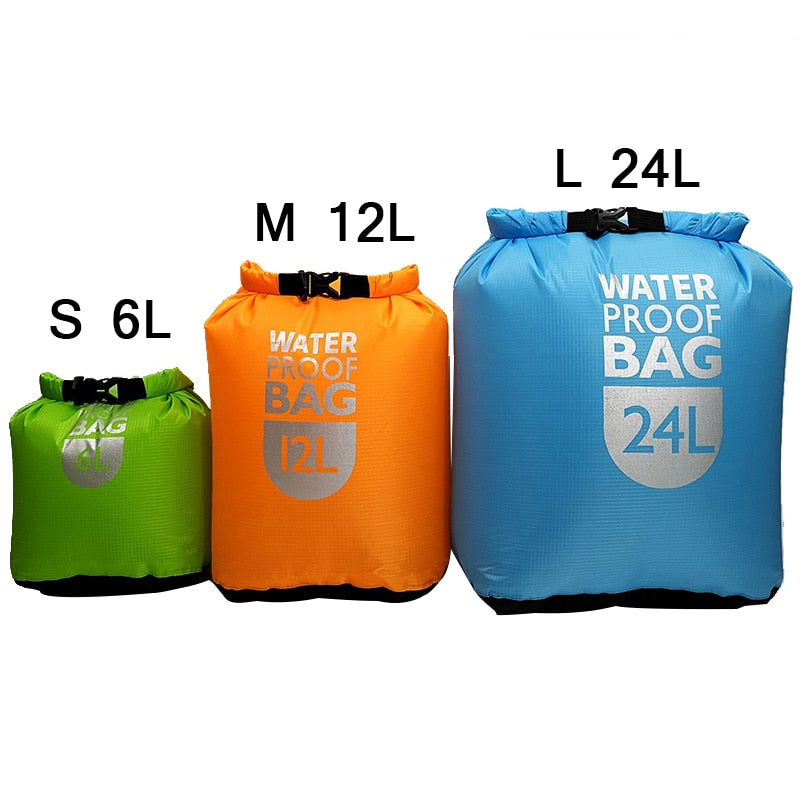 6L 12L Outdoor Waterproof Sack Bag Dry Fishing Boat Pump Pvc Boat Accessories Swim Swimming Rafting Kayak Boating Storage Bag