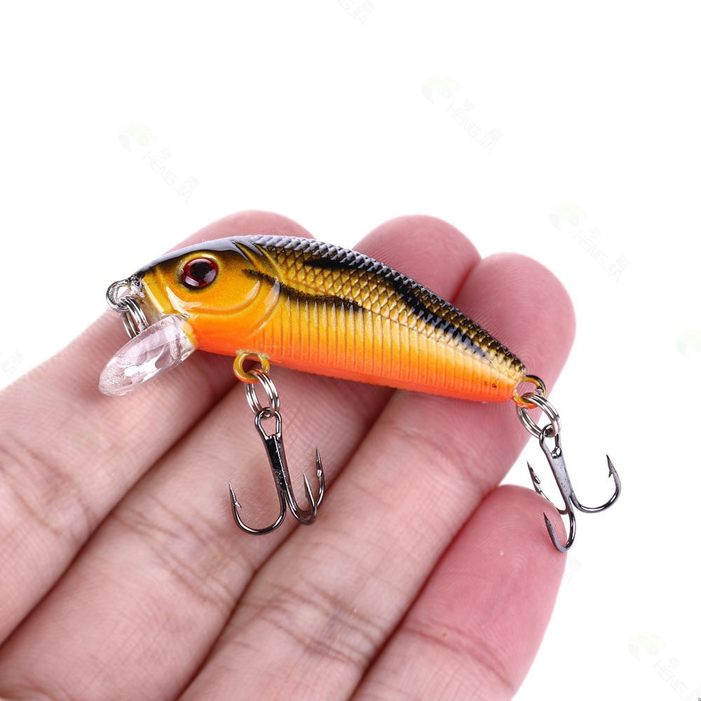 Fishing Lure Tackle Kit Set Hard Bait Artificial Rotating Floating Fishing Minnow Crankbait Wobblers Spinner Sinking Hooks Lures