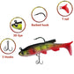 Soft Bait Fishing Lures 80mm/14g 90mm/9.5g Artificial Sinking Swimbait Paddle Tail Jig Head Fishing Tackle Goods for Sea Bass