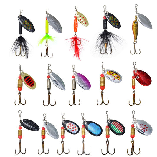 Spinner Baits Fishing Spinners 2.5-12g Spinnerbait Trout Lures Fishing Lures for Bass Trout Crappie