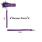 Passenger Princess Star Car Mirror Sticker Decal Rear View Mirror Auto Vehicle Vinyl Decor