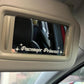 Passenger Princess Star Car Mirror Sticker Decal Rear View Mirror Auto Vehicle Vinyl Decor