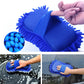 2 in 1 Ultrafine Fiber Chenille Microfiber Car Wash Glove Mitt Soft Mesh backing No Scratch for Car Wash Cleaning Glove