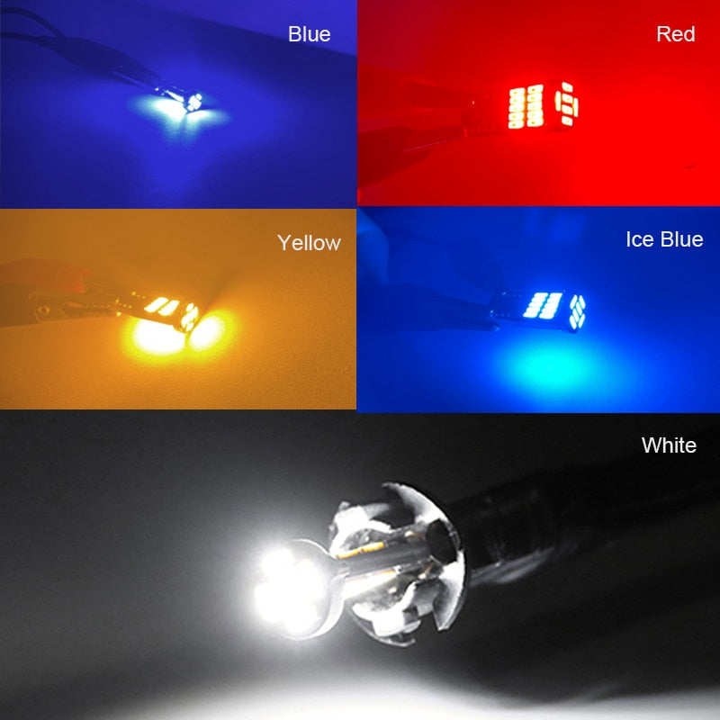 2/6/10pcs T10 W5W 194 501 Led Canbus No Error Car Interior Light T10 26 SMD 4014 Chip Pure White Instrument Lights Bulb Lamp