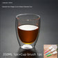 Double Wall Mug for Tea Heart Love Shaped Cup Glass Champagne Wine Milk Juice Espresso Coffee Drinkware Bar Drinking Utensils